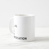 Mug Don du bureau du procureur drôle dire noir (Devant gauche)