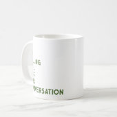 Mug Don du bureau du procureur Drôle Dire vert (Devant gauche)