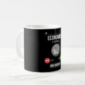 Mug Don d'un professeur d'économie drôle d'économiste (Devant gauche)