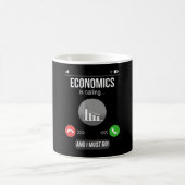 Mug Don d'un professeur d'économie drôle d'économiste (Centre)