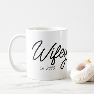 Mug Don Fiançailles Personnalisé De Wifey Pour Sa Mari