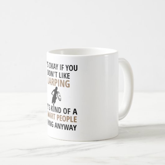 Mug Don Larping| Jeu de rôle d'action en direct Larper (Devant droit)