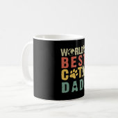 Mug Don papa | Monde. Meilleur. Chat. Papa ! (Devant gauche)