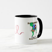 Mug Don pour cancer du sein pour votre fille (Devant droit)
