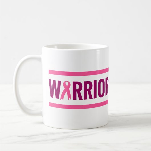 Mug Don pour le survivant du cancer - Guerrier (Gauche)