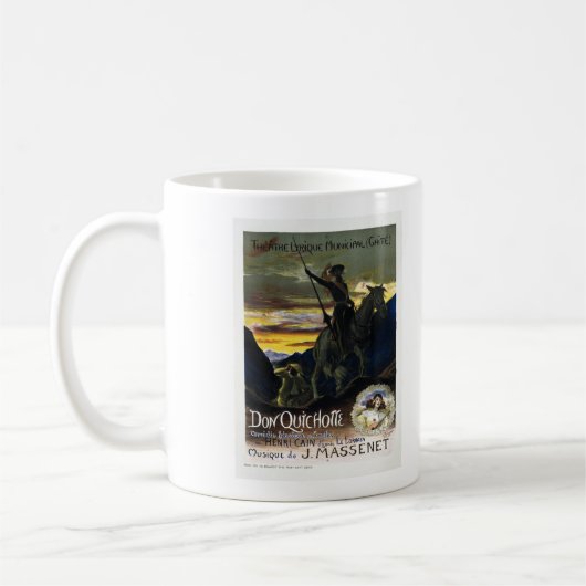Mug Don Quichotte de Jules Massenet (Gauche)