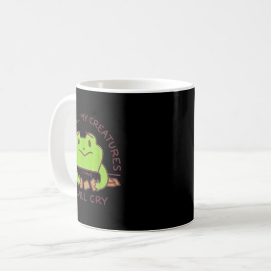 Mug Don’t Kill My Creatures I Will Cry Funny Gamer Fro (Devant gauche)