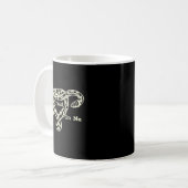 Mug Don’t Tread On Me Uterus Snake Pro Roe Feminist  (Devant gauche)