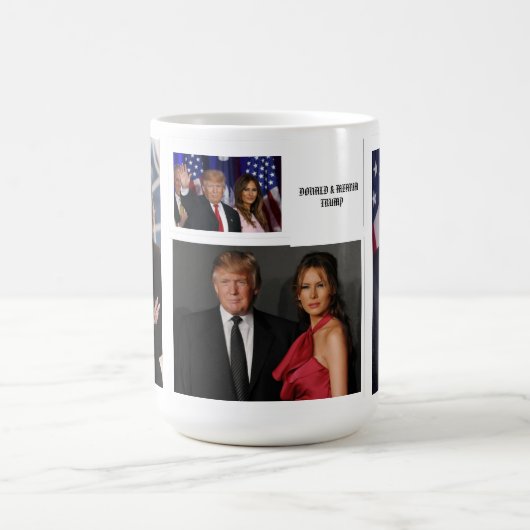 MUG DONALD ET MELANIA TRUMP- (Centre)