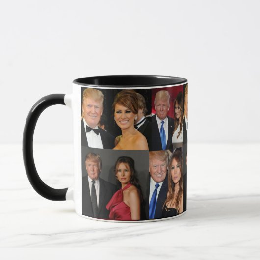 MUG DONALD ET MELANIA TRUMP (Gauche)
