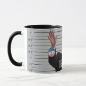 Mug Donald J. Trump Satirique Police Mugshot Fun (Gauche)