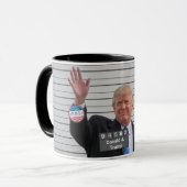 Mug Donald J. Trump Satirique Police Mugshot Fun (Devant gauche)