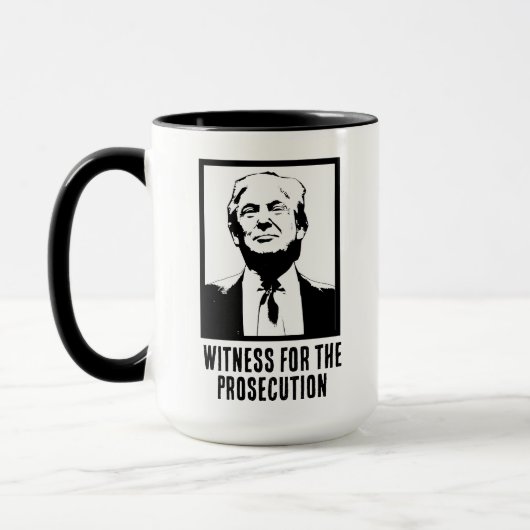 Mug Donald J. Trump, témoin de l'accusation (Gauche)