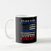 Mug Donald Trump 2024 aux côtés des policiers (Gauche)