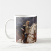 Mug Donald Trump 2024 Chevalier blanc Héros drôle IA (Gauche)