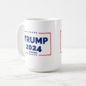 Mug Donald Trump 2024 ne se rend jamais (Devant gauche)