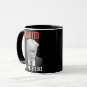 Mug Donald Trump 2024 Recherché pour le président (Devant gauche)