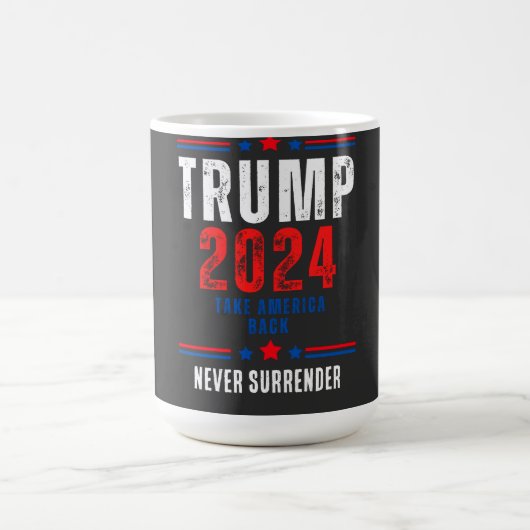 Mug Donald Trump 2024 redonne l'élection américaine (Centre)