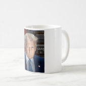 Mug Donald Trump 2025 Portrait du président américain (Devant droit)
