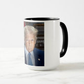 Mug Donald Trump 2025 Portrait du président américain (Devant droit)
