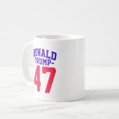 Mug Donald Trump 47 Election présidentielle 2024 (Devant gauche)