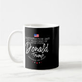 Mug Donald Trump a gagné l'inauguration de l'élection (Gauche)