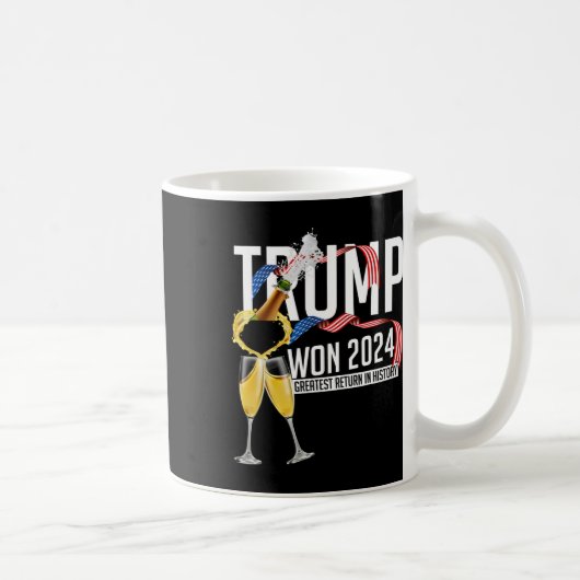 Mug Donald Trump a gagné l'inauguration de l'élection (Droite)