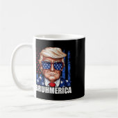 Mug Donald Trump Drapeau Américain Distorti (Gauche)