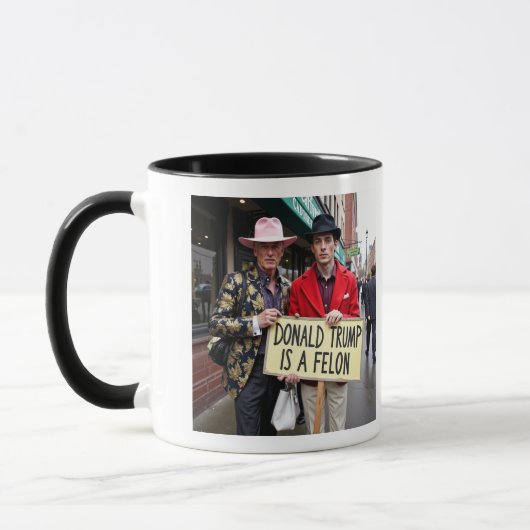 Mug Donald Trump est un Felon (Gauche)