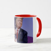 Mug Donald Trump et le drapeau des USA (Devant droit)