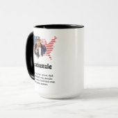 Mug Donald Trump Fête des pères Ajouter un nom Funny L (Devant gauche)