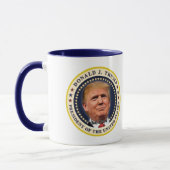 Mug Donald Trump Inauguration Gold Stars Souvenir (Gauche)