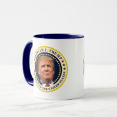 Mug Donald Trump Inauguration Gold Stars Souvenir (Devant gauche)