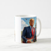 Mug Donald Trump jouant de la guitare électrique Capit (Devant droit)
