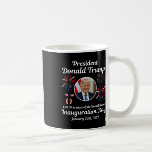 Mug Donald Trump Jour de l'investiture 2025 47e présid