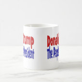 Mug Donald Trump le président du peuple bleu rouge (Centre)