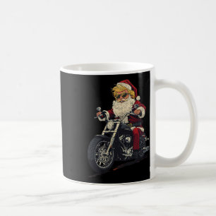 Mug Donald Trump Noël Biker Moto Drôle Santa