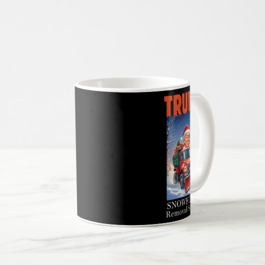 Mug Donald Trump Noël Funny Snowflake Suppression (Devant droit)