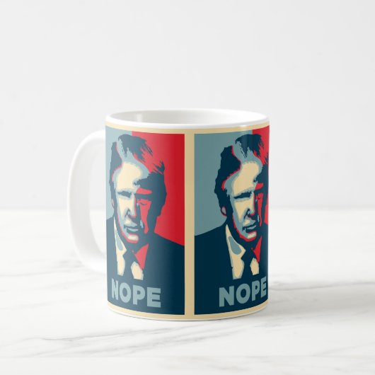 Mug donald trump nope (Devant gauche)