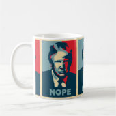 Mug donald trump nope (Gauche)