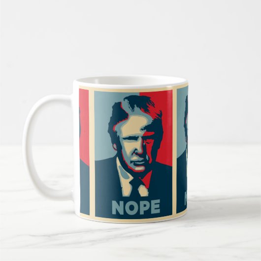 Mug donald trump nope (Gauche)