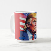 Mug Donald Trump Pop Art (Devant gauche)