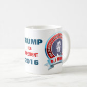 Mug Donald Trump pour le président 2016 (Devant droit)