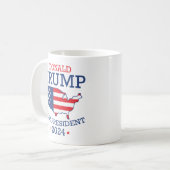 Mug Donald Trump pour le président 2024 (Devant gauche)