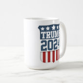Mug Donald Trump Président 2024 Shield (Devant droit)