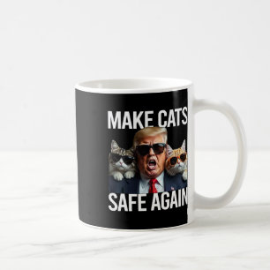 Mug Donald Trump Rend Les Chats Sûrs À Nouveau Chapeau