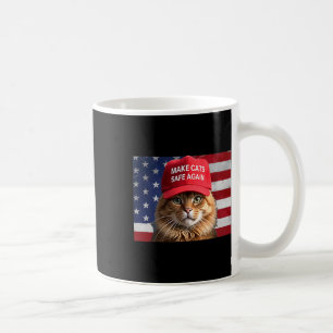 Mug Donald Trump Rendre les chats en sécurité Casquett