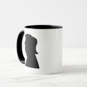 Mug Donald Trump Silhouette populaire audacieuse (Devant gauche)