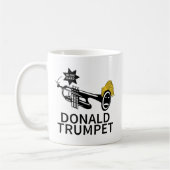 Mug Donald Trump Trumpet Drôle (Gauche)