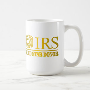 Mug Donateur d'étoile d'or d'IRS